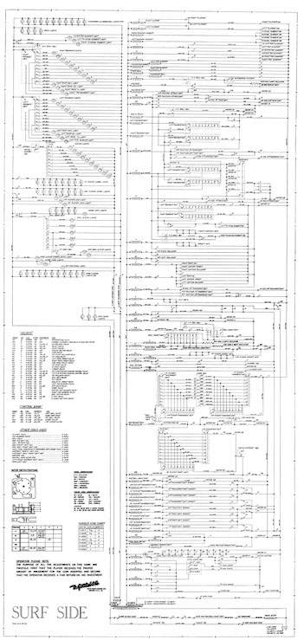 SURF SIDE (Gottlieb) Schematic