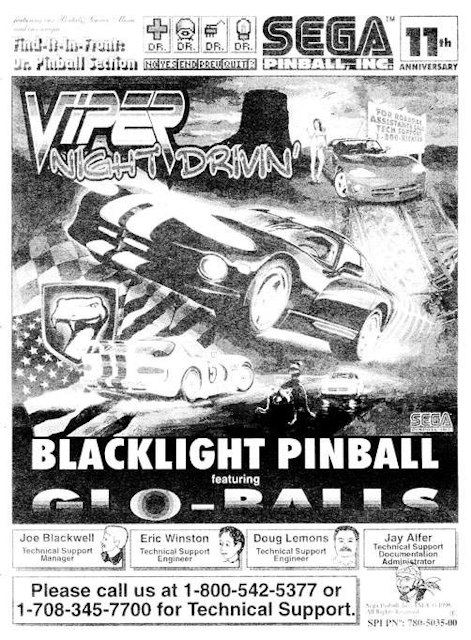 VIPER NIGHT DRIVIN (Sega) Manual
