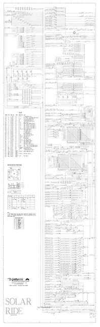 SOLAR RIDE (Gottlieb) Schematic EM