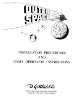 OUTER SPACE (Gottlieb) Manual & Schematic