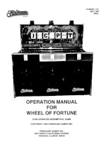 WHEEL OF FORTUNE (Funhouse) Manual