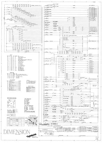 DOC2634 - DIMENSION (Gottlieb) Schematic - Marco Specialties