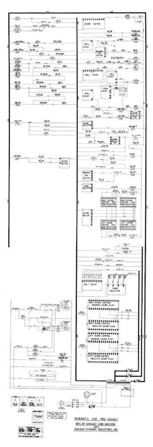 PRO HOCKEY (Chicago Coin 1961) Schematic