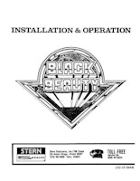 BLACK BEAUTY Shuffle (Stern) Manual +