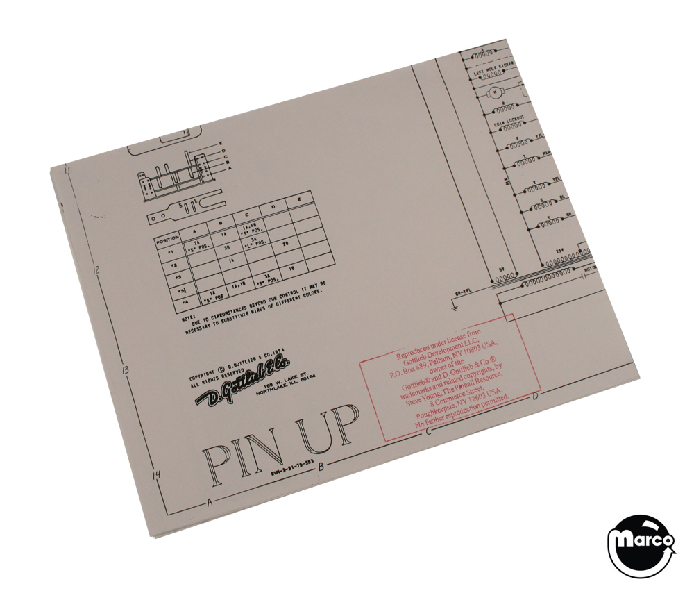 PIN-UP (Gottlieb) Schematic