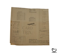 CARD TRIX (Gottlieb) Schematic