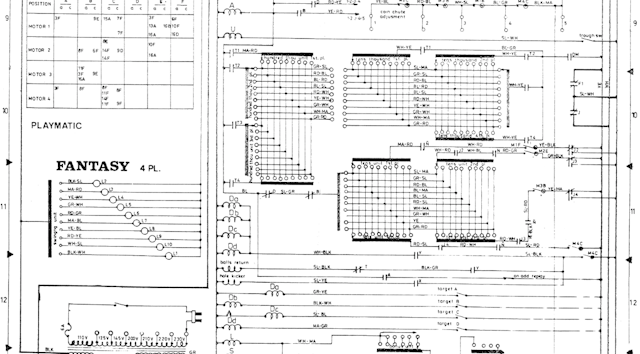 FANTASY (Playmatic) Schematic