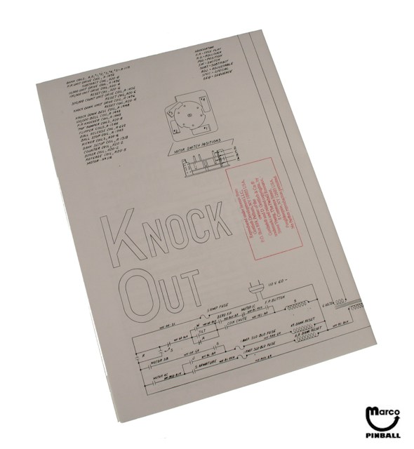 KNOCK OUT (Gottlieb) Schematic