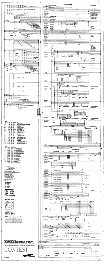 CONTEST (Gottlieb) Schematic