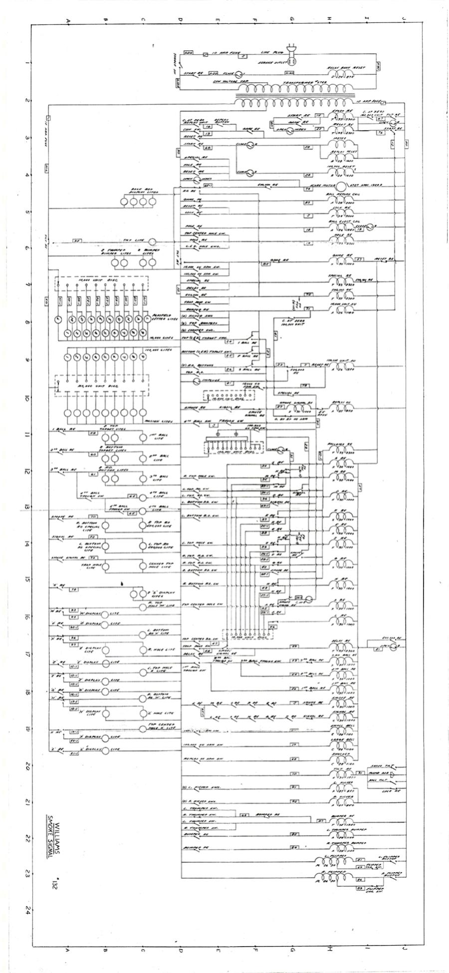 SMOKE SIGNAL (Williams) Schematic
