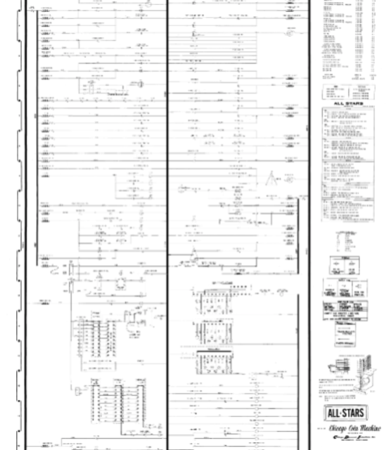 All Stars (Chicago Coin) Schematic