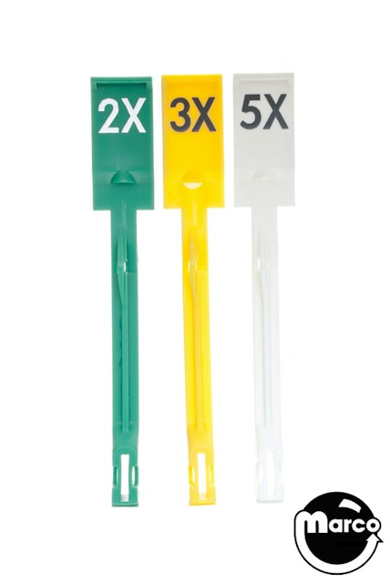 BLACK PYRAMID (Bally) Drop target set (3)