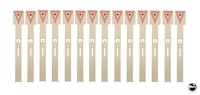 HOT SHOT (Gottlieb) Drop target kit (14)