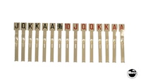 JOKER POKER (Gottlieb) Drop target set