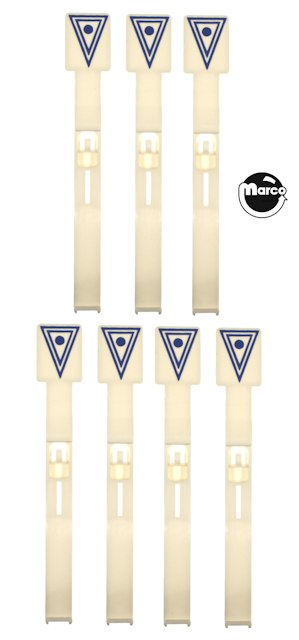 RACK EM UP (Gottlieb) Drop target set