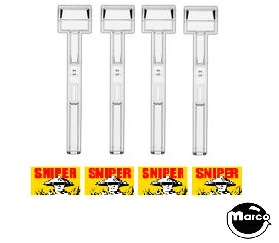 RAVEN (Gottlieb) Drop target set (4)