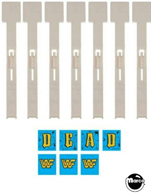 WWF ROYAL RUMBLE (Data East) Drop target kit