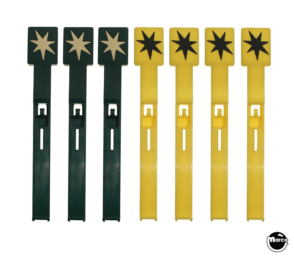 STAR RACE (Gottlieb) Drop target set (7)