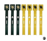 STAR RACE (Gottlieb) Drop target set (7)