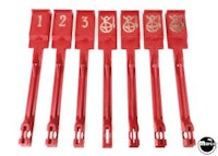 VIKING (Bally) Drop target set red