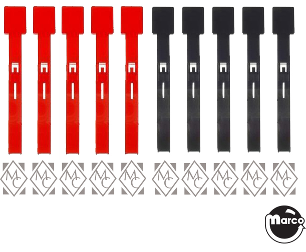 MONTE CARLO (Gottlieb 1987) Drop target set with decals