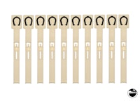SHERIFF (Gottlieb) Drop target set (10)