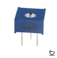 Potentiometer 25 Kohm linear PCB mount E-00105-0014