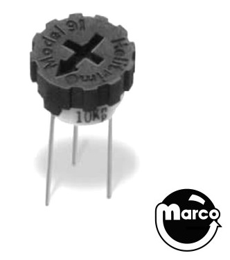 Potentiometer 10K ohm linear PCB mount