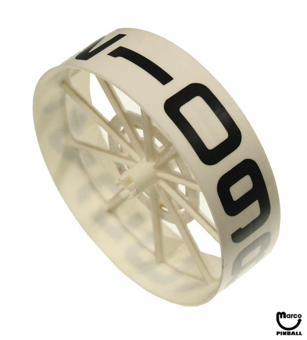 Score reel Gottlieb 4 inch black numbers 0-9