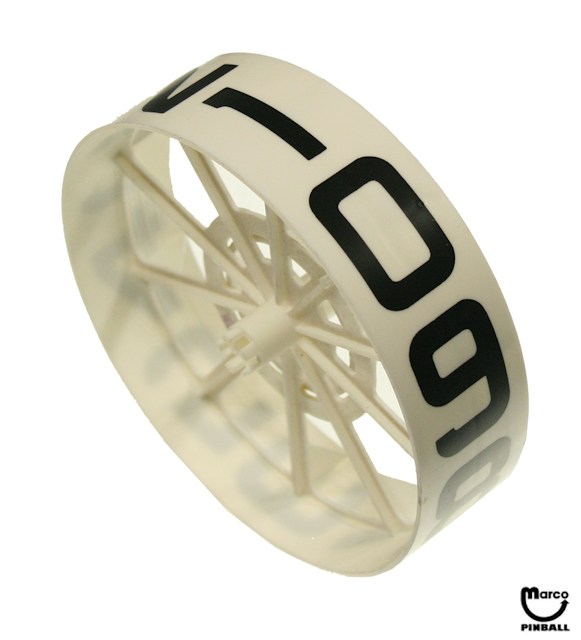 Score reel Gottlieb 4 inch black numbers 0-9