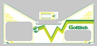 HAUNTED HOUSE (Gottlieb) Apron decal