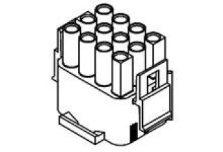Connector Molex® brand 12 circuit