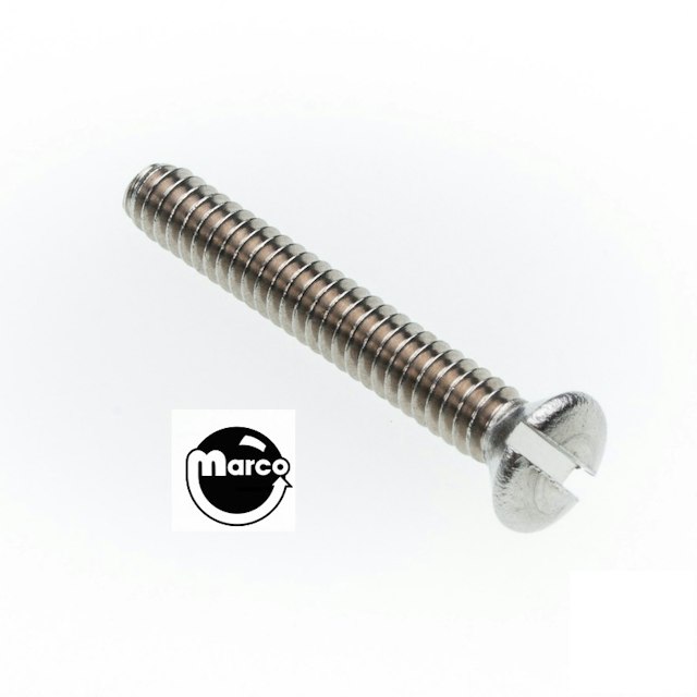 Machine Screw 6-32 x 1 oval slotted