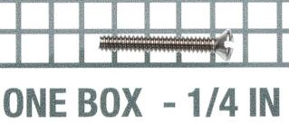 Machine Screw 6-32 x 1 oval slotted