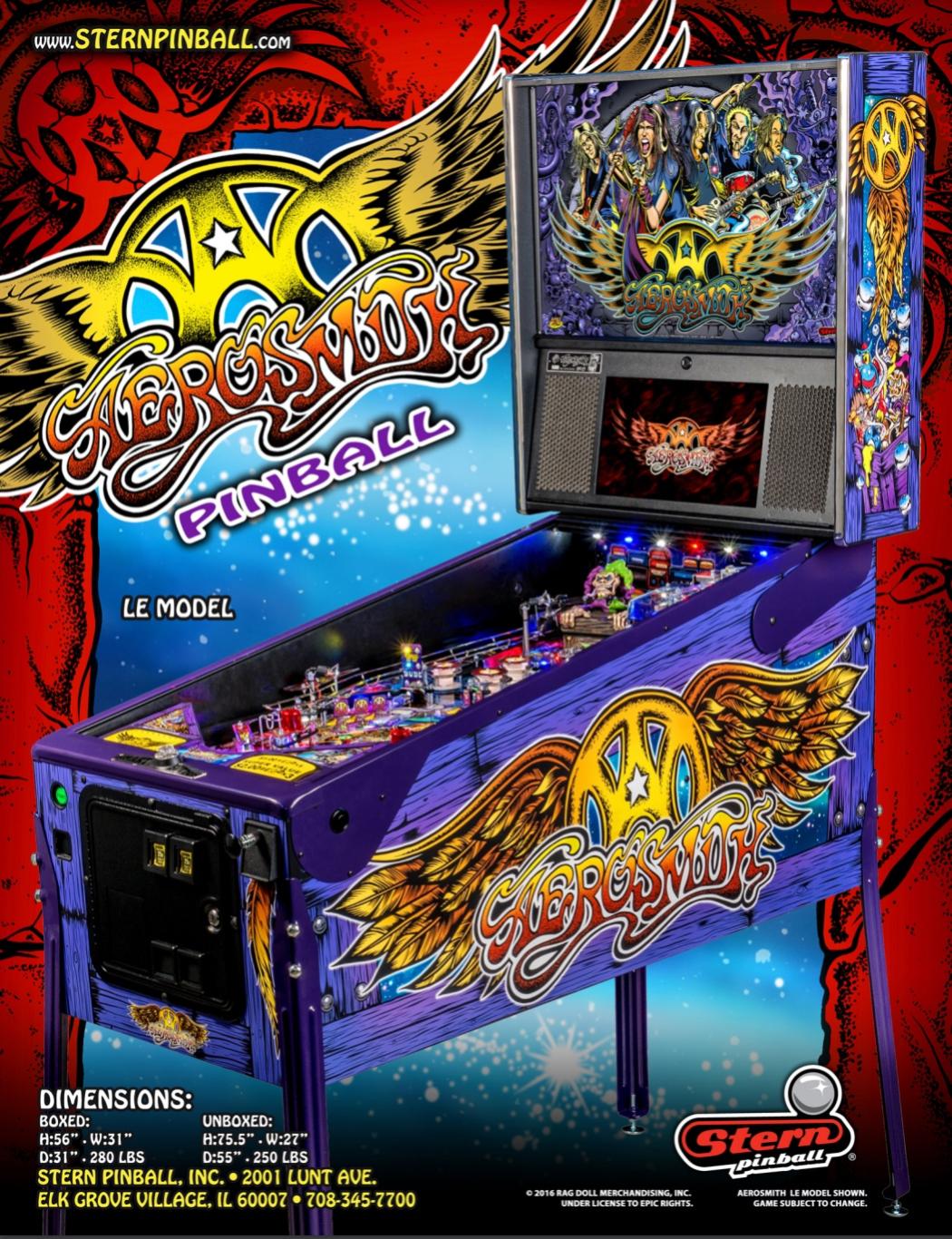 AEROSMITH LE (Stern) Flyer