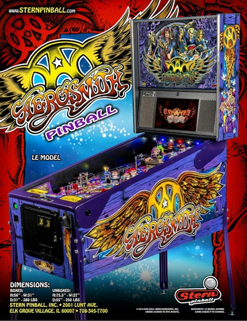 AEROSMITH LE (Stern) Flyer