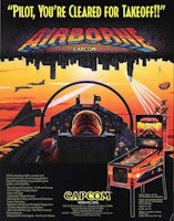 AIRBORNE (Capcom) original sales flyer