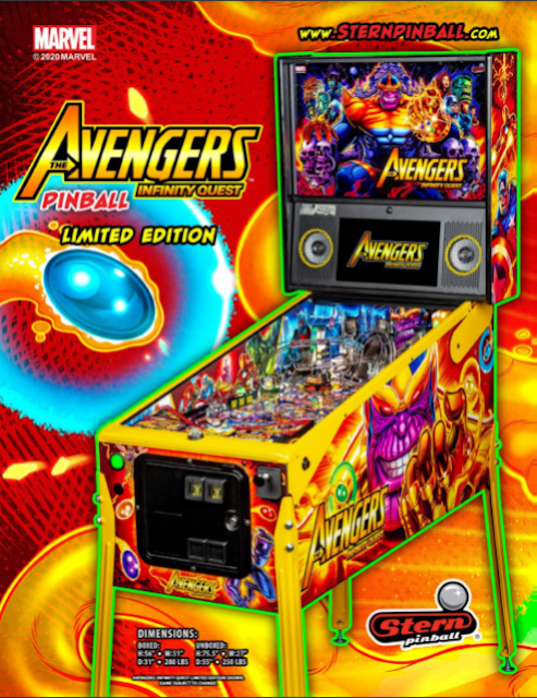 AVENGERS: INFINITY QUEST LE (Stern) Flyer
