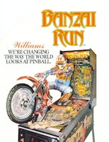 BANZAI RUN (Williams) Flyer