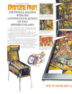 BANZAI RUN (Williams) Flyer