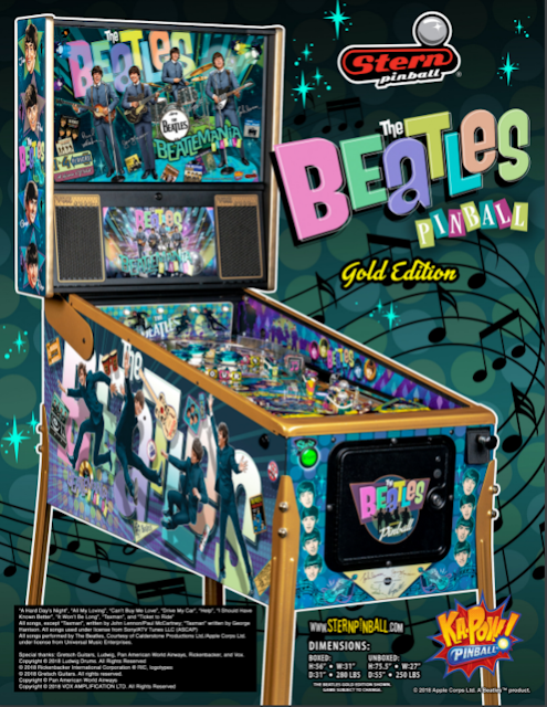 BEATLES GOLD (Stern) Flyer