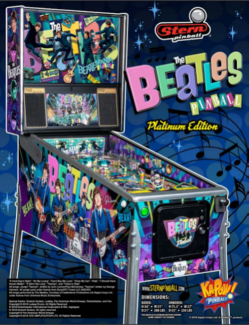BEATLES PLATINUM (Stern) Flyer