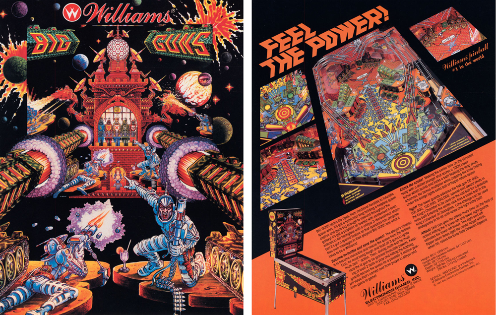 BIG GUNS (Williams) flyer