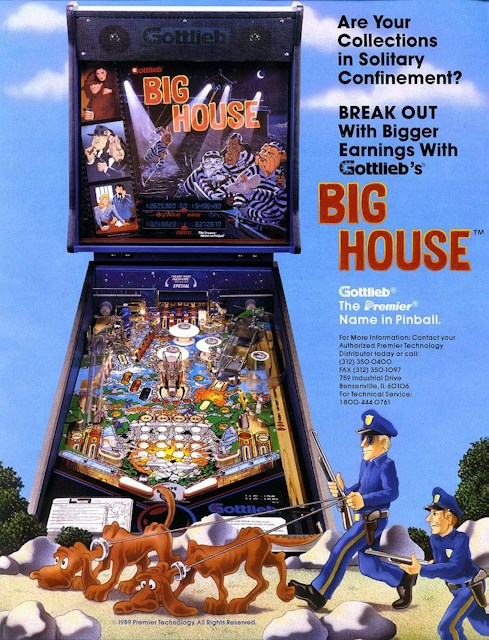 BIG HOUSE (Gottlieb) Flyer