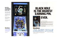 BLACK HOLE (Gottlieb) Flyer