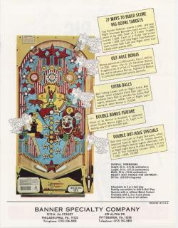 BIG SHOW (Bally 1973) Flyer