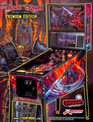 BLACK KNIGHT SWORD OF RAGE PREMIUM (STERN) Flyer