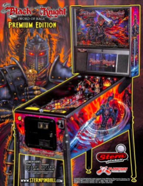 BLACK KNIGHT SWORD OF RAGE PREMIUM (STERN) Flyer