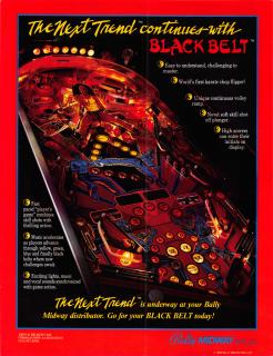 BLACK BELT (Bally) Flyer