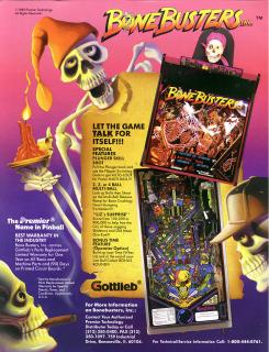 BONEBUSTERS (Gottlieb) Flyer